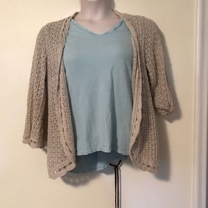 Knit cardigan worn once.